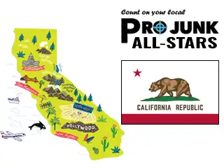 Pro Junk Dispatch art drawing of State of California