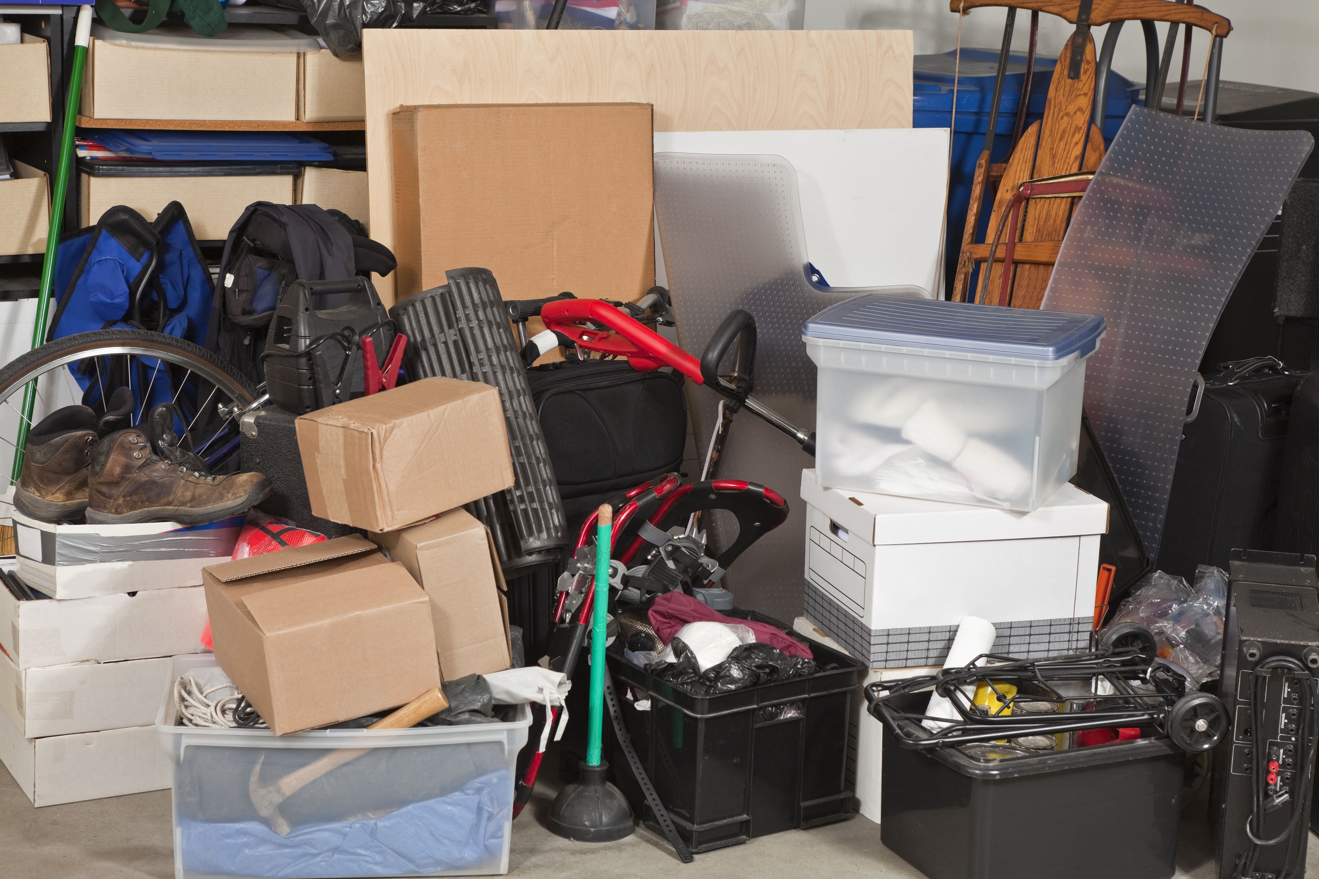 Garage decluttering