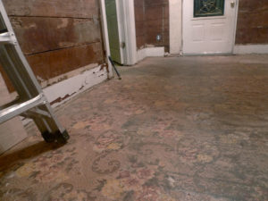 linoleum flooring removal